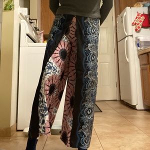 Floral Cape Pants